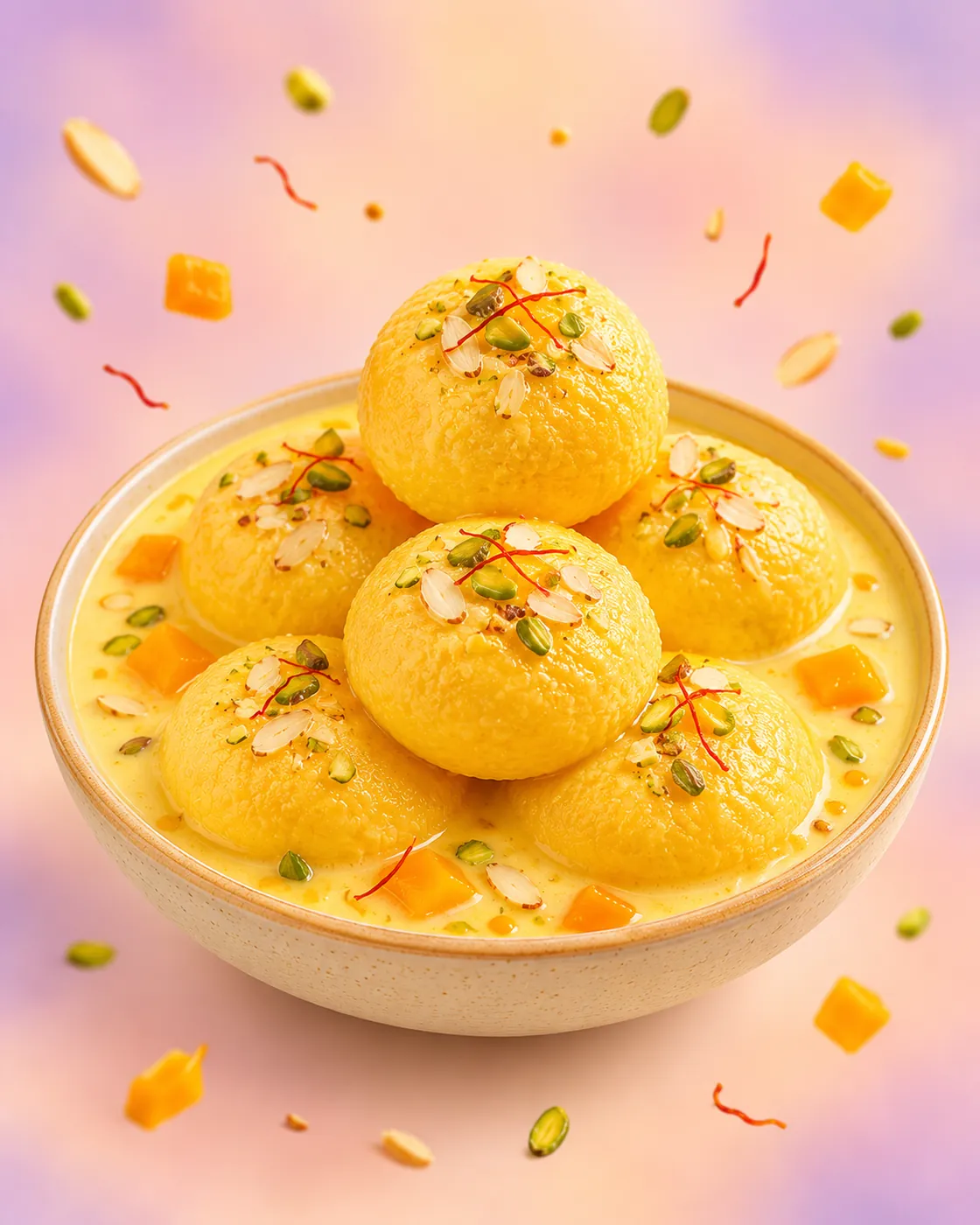 Mango Rasmalai