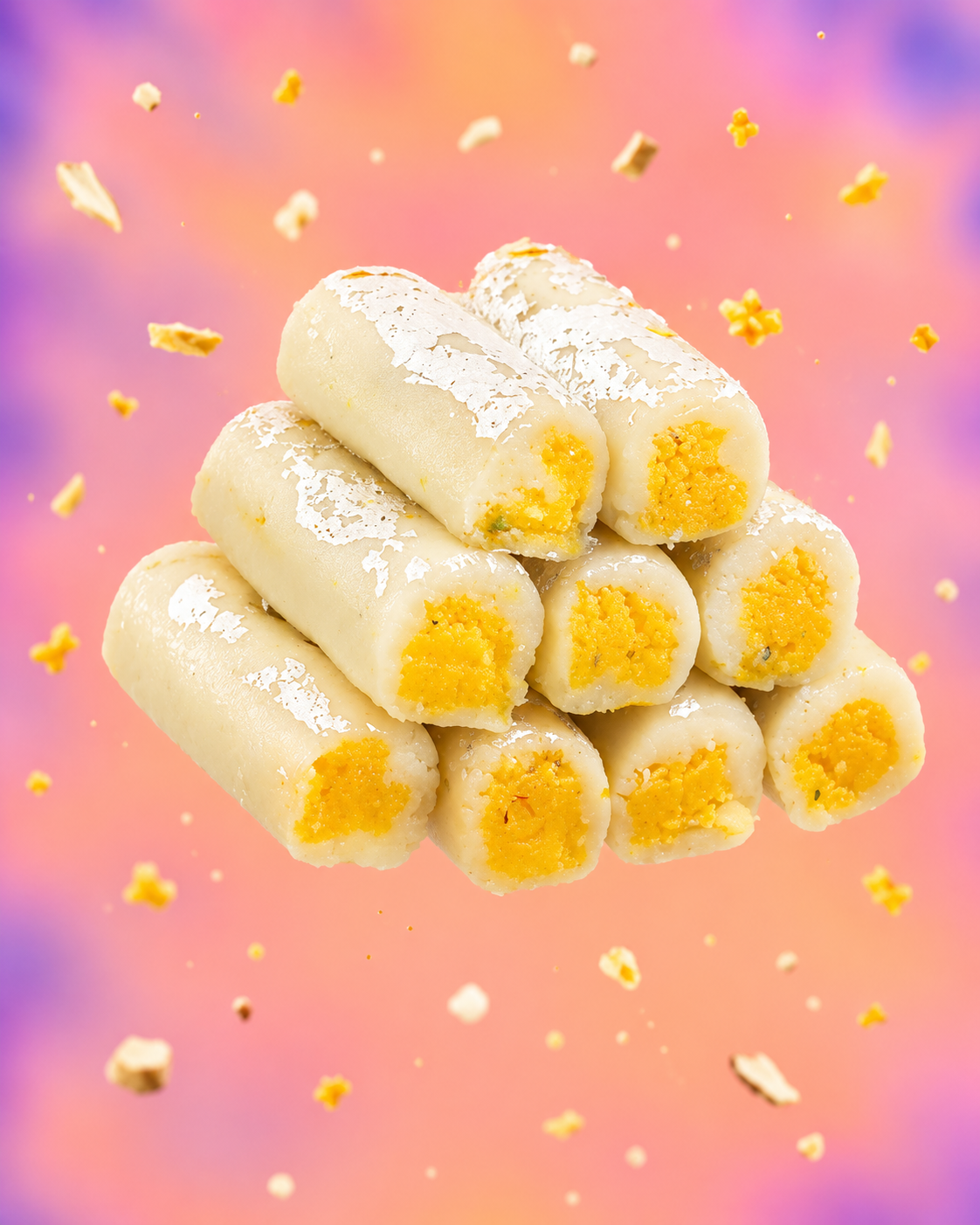 Kaju Kesar Roll