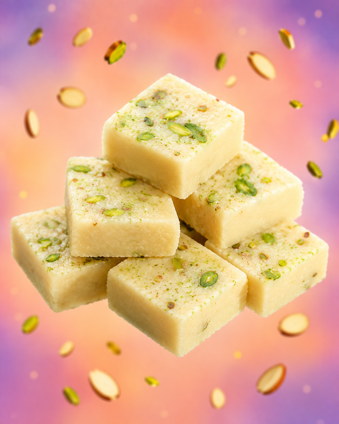 Khoya Pistachio Burfi