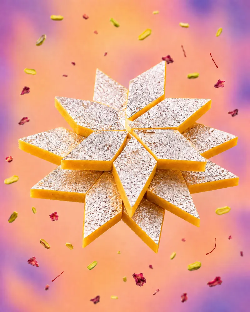 Mango Kaju Katli