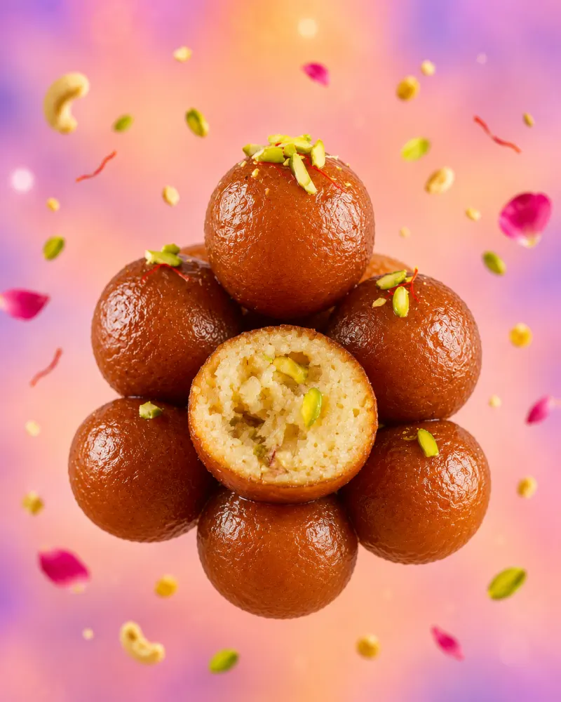 Stuffed Gulab Jamun